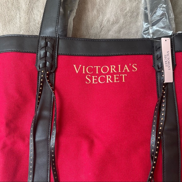 Victoria's Secret Red Tote Bag - Picture 6 of 11